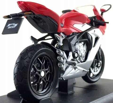 MV AGUSTA F3 800 motocykl 1:18 Welly metalowy MV AGUSTA F3 800 motocykl 1:18 Welly metalowy