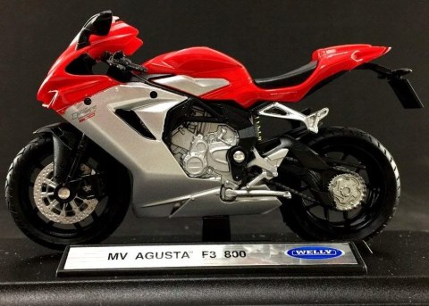 MV AGUSTA F3 800 motocykl 1:18 Welly metalowy MV AGUSTA F3 800 motocykl 1:18 Welly metalowy