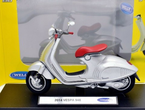 Piaggio Vespa 946 2014 skuter model 1:18 Welly Piaggio Vespa 946 2014 skuter model 1:18 Welly