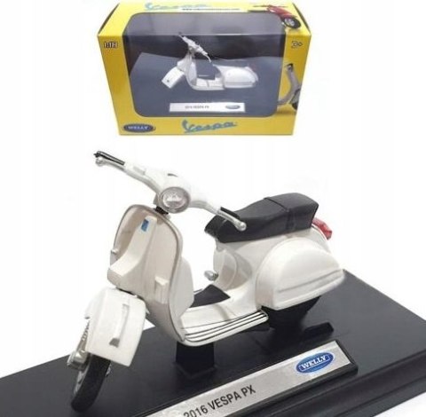 Piaggio Vespa PX 2016 skuter model 1:18 Welly Piaggio Vespa PX 2016 skuter model 1:18 Welly