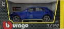 Porsche Macan blue 1:24 model Bburago 21077 SUV