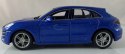 Porsche Macan blue 1:24 model Bburago 21077 SUV