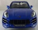 Porsche Macan blue 1:24 model Bburago 21077 SUV