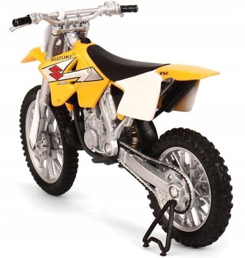 SUZUKI RM 250 motocykl model 1:18 Welly metalowy SUZUKI RM 250 motocykl model 1:18 Welly metalowy