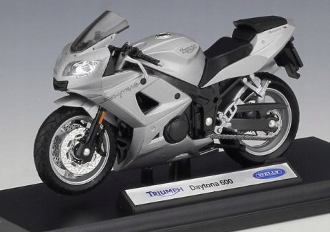 TRIUMPH Daytona 600 motocykl 1:18 Welly metalowy TRIUMPH Daytona 600 motocykl 1:18 Welly metalowy
