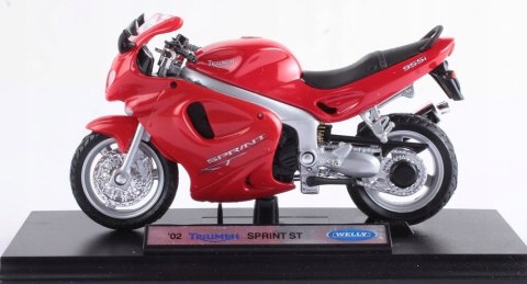 TRIUMPH Sprint ST 2002 model 1:18 Welly metalowy TRIUMPH Sprint ST 2002 model 1:18 Welly metalowy