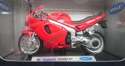 TRIUMPH Sprint ST 2002 model 1:18 Welly metalowy TRIUMPH Sprint ST 2002 model 1:18 Welly metalowy