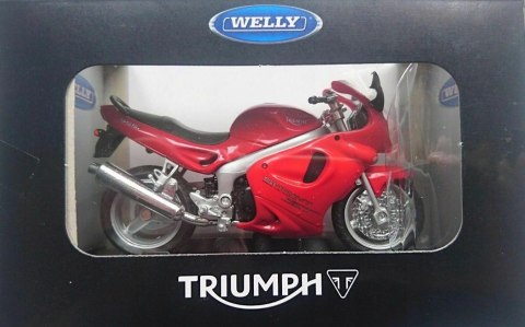 TRIUMPH Sprint ST 2002 model 1:18 Welly metalowy TRIUMPH Sprint ST 2002 model 1:18 Welly metalowy