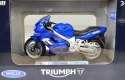 TRIUMPH TT600 motocykl model 1:18 Welly metalowy