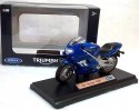 TRIUMPH TT600 motocykl model 1:18 Welly metalowy