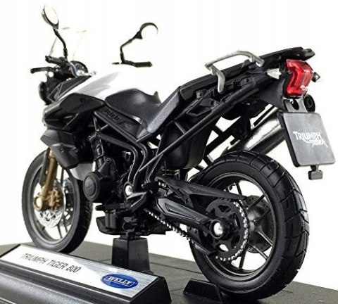 TRIUMPH Tiger 800 motocykl 1:18 Welly metalowy TRIUMPH Tiger 800 motocykl 1:18 Welly metalowy
