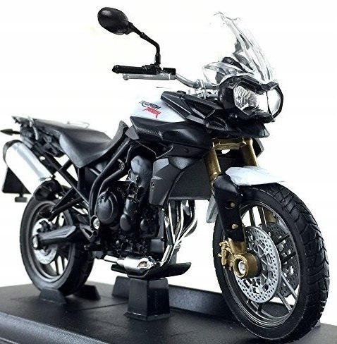 TRIUMPH Tiger 800 motocykl 1:18 Welly metalowy TRIUMPH Tiger 800 motocykl 1:18 Welly metalowy