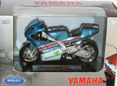 YAMAHA TZ 250M 1994 motocykl 1:18 Welly metalowy