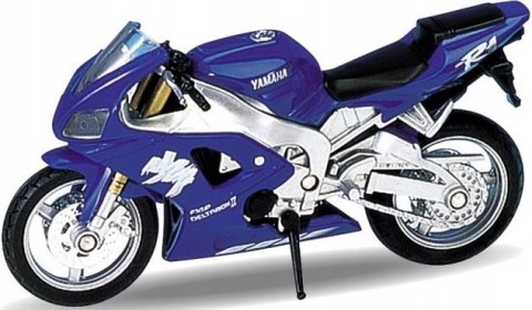 YAMAHA YZF-R1 1999 motocykl 1:18 Welly metalowy