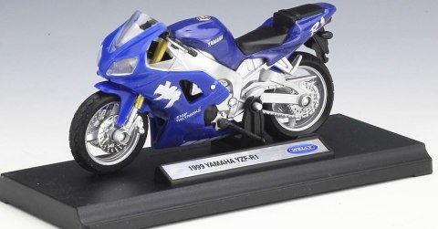 YAMAHA YZF-R1 1999 motocykl 1:18 Welly metalowy YAMAHA YZF-R1 1999 motocykl 1:18 Welly metalowy