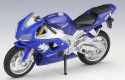 YAMAHA YZF-R1 1999 motocykl 1:18 Welly metalowy