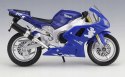 YAMAHA YZF-R1 1999 motocykl 1:18 Welly metalowy