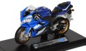 YAMAHA YZF-R1 2008 motocykl 1:18 Welly metalowy