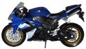 YAMAHA YZF-R1 2008 motocykl 1:18 Welly metalowy