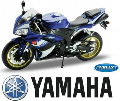 YAMAHA YZF-R1 2008 motocykl 1:18 Welly metalowy YAMAHA YZF-R1 2008 motocykl 1:18 Welly metalowy