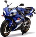 YAMAHA YZF-R1 2008 motocykl 1:18 Welly metalowy