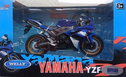 YAMAHA YZF R1 motocykl model 1:10 Welly 62802 YAMAHA YZF R1 motocykl model 1:10 Welly 62802