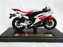 YAMAHA YZF-R6 motocykl model 1:18 Maisto