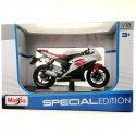 YAMAHA YZF-R6 motocykl model 1:18 Maisto