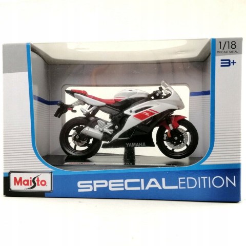 YAMAHA YZF-R6 motocykl model 1:18 Maisto YAMAHA YZF-R6 motocykl model 1:18 Maisto