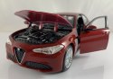 Alfa Romeo Giulia red 1:24 model Bburago 21080