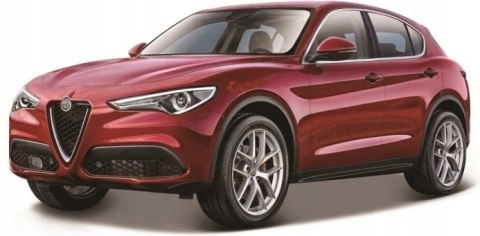 Alfa Romeo Stelvio red 1:24 model Bburago 21086 Alfa Romeo Stelvio red 1:24 model Bburago 21086