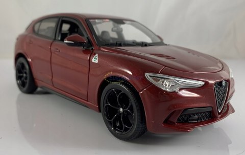 Alfa Romeo Stelvio red 1:24 model Bburago 21086 Alfa Romeo Stelvio red 1:24 model Bburago 21086