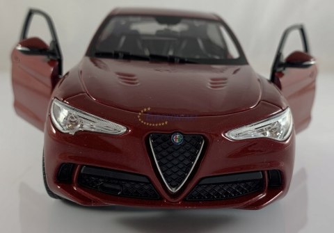 Alfa Romeo Stelvio red 1:24 model Bburago 21086 Alfa Romeo Stelvio red 1:24 model Bburago 21086