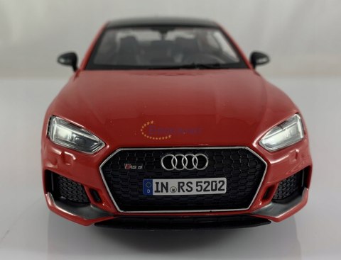 Audi RS 5 coupe czerwony 1:24 model Bburago 21090 Audi RS 5 coupe czerwony 1:24 model Bburago 21090