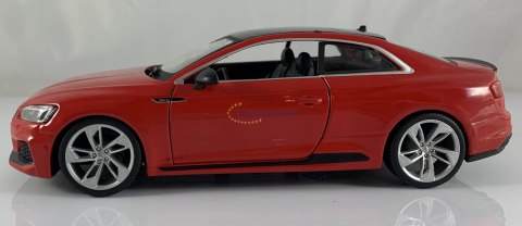 Audi RS 5 coupe czerwony 1:24 model Bburago 21090 Audi RS 5 coupe czerwony 1:24 model Bburago 21090