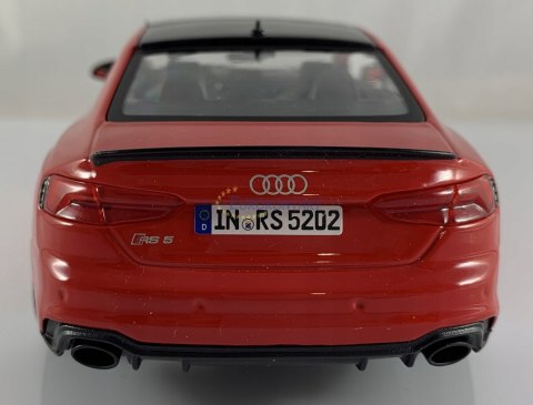 Audi RS 5 coupe czerwony 1:24 model Bburago 21090 Audi RS 5 coupe czerwony 1:24 model Bburago 21090