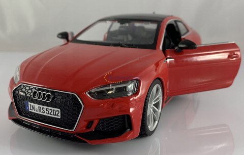 Audi RS 5 coupe czerwony 1:24 model Bburago 21090 Audi RS 5 coupe czerwony 1:24 model Bburago 21090