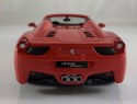 FERRARI 458 Spider czerwony model Bburago 26017