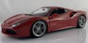 FERRARI 488 GTB red duży model 1:18 Bburago 16008