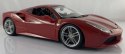 FERRARI 488 GTB red duży model 1:18 Bburago 16008