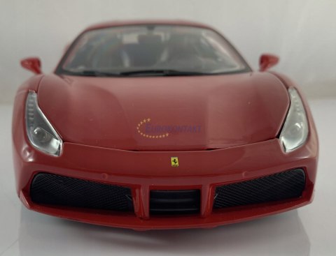 FERRARI 488 GTB red duży model 1:18 Bburago 16008 FERRARI 488 GTB red duży model 1:18 Bburago 16008