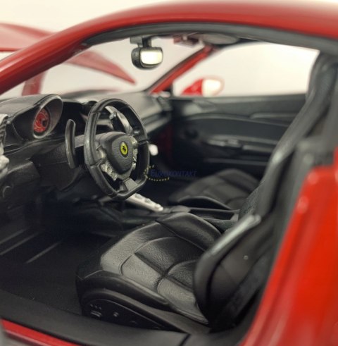 FERRARI 488 GTB red duży model 1:18 Bburago 16008 FERRARI 488 GTB red duży model 1:18 Bburago 16008