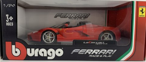 FERRARI LaFerrari Aperta red model Bburago 26022 FERRARI LaFerrari Aperta red model Bburago 26022