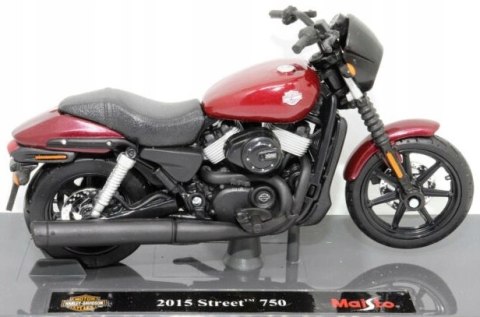 HARLEY DAVIDSON Street 750 2015 1:18 Maisto bordo HARLEY DAVIDSON Street 750 2015 1:18 Maisto bordo