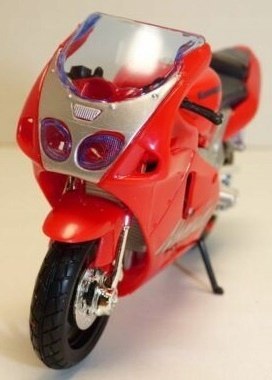 KAWASAKI Ninja ZX-7R motocykl model 1:18 Bburago KAWASAKI Ninja ZX-7R motocykl model 1:18 Bburago