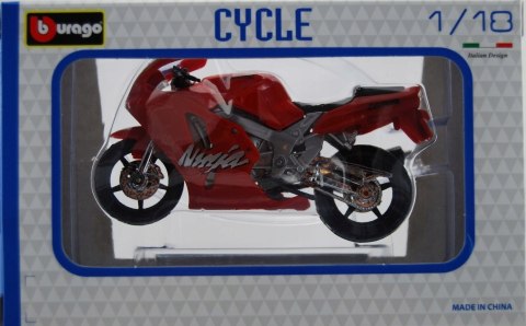 KAWASAKI Ninja ZX-7R motocykl model 1:18 Bburago KAWASAKI Ninja ZX-7R motocykl model 1:18 Bburago