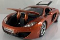 MCLAREN MP4-12C orange 1:24 model Bburago 21074