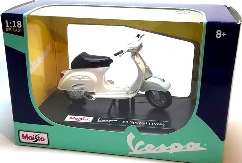 Piaggio Vespa 50 Special skuter model 1:18 Maisto Piaggio Vespa 50 Special skuter model 1:18 Maisto
