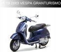 Piaggio Vespa Granturismo skuter 1:18 model Maisto