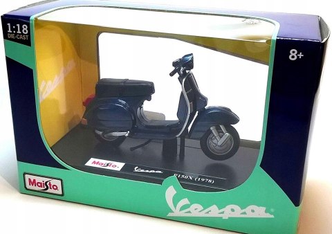 Piaggio Vespa P150X 1978 skuter model 1:18 Maisto Piaggio Vespa P150X 1978 skuter model 1:18 Maisto